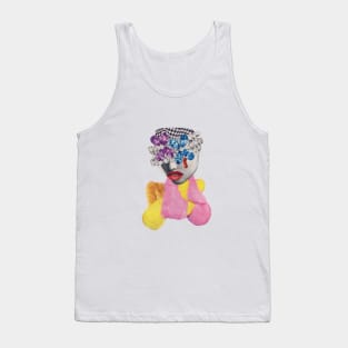 Crying Fashion Lady Tank Top